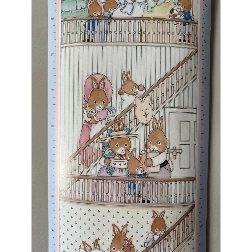 CR Gibson USA Vintage Cara Marks Bunny Growth Chart‎ 9